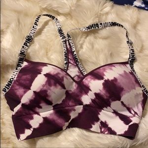 VS PINK sports bra tie dye